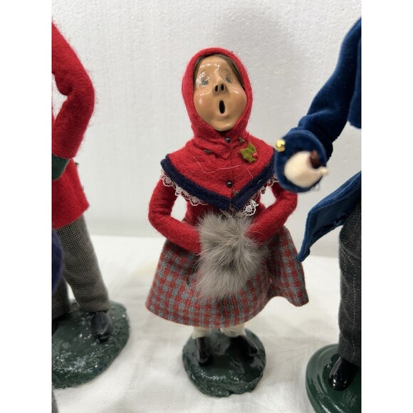 Vintage Lot of 6 Byers’ Choice Carolers Handcrafted Christmas 1985–2004 - Picture 4 of 16